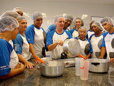 Curso de Cozinheiro Industrial Senai